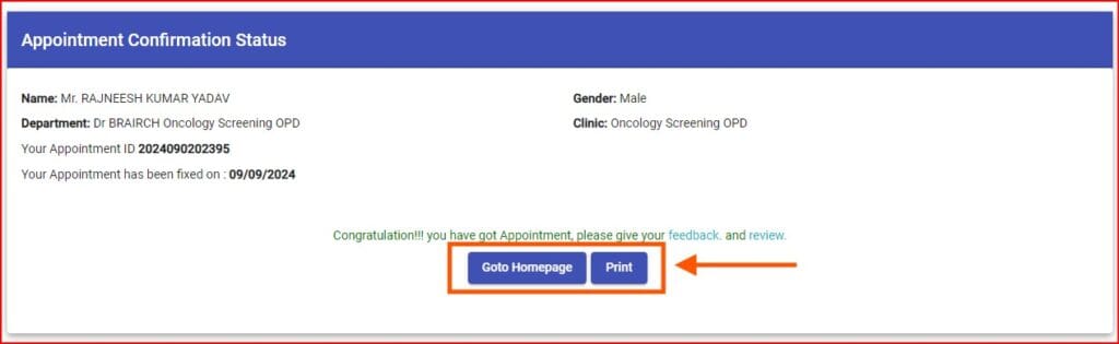 AIIMS Appointment | Ors.gov.in | Online OPD Booking Portal 11 Get Confirmation SMS